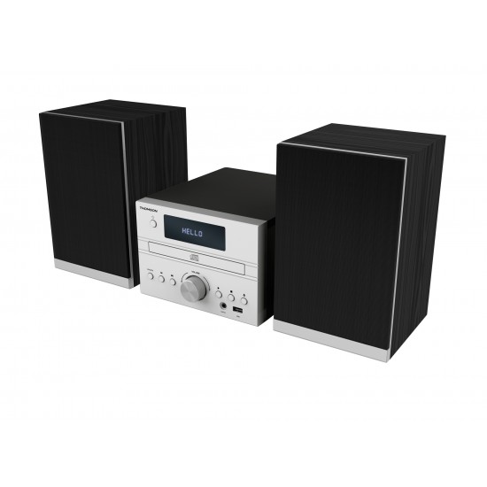 THOMSON MICRO SOUND SYSTEM BT CD/MP3/USB GRAY MIC122BT THOMSON MICRO SOUND SYSTEM BT CD/MP3/USB GRAY MIC122BT