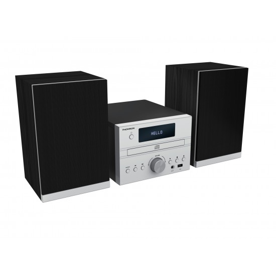 THOMSON MICRO SOUND SYSTEM BT CD/MP3/USB GRAY MIC122BT THOMSON MICRO SOUND SYSTEM BT CD/MP3/USB GRAY MIC122BT