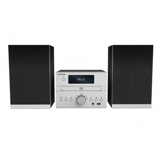 THOMSON MICRO SOUND SYSTEM BT CD/MP3/USB GRAY MIC122BT THOMSON MICRO SOUND SYSTEM BT CD/MP3/USB GRAY MIC122BT