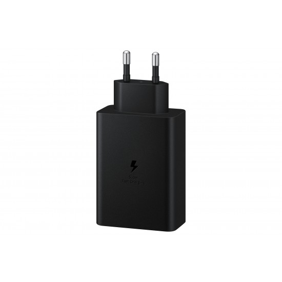 SAMSUNG TRIO CHARGER 65W EP-T6530NB BLACK SINGLE CHARGER SAMSUNG TRIO CHARGER 65W EP-T6530NB BLACK SINGLE CHARGER