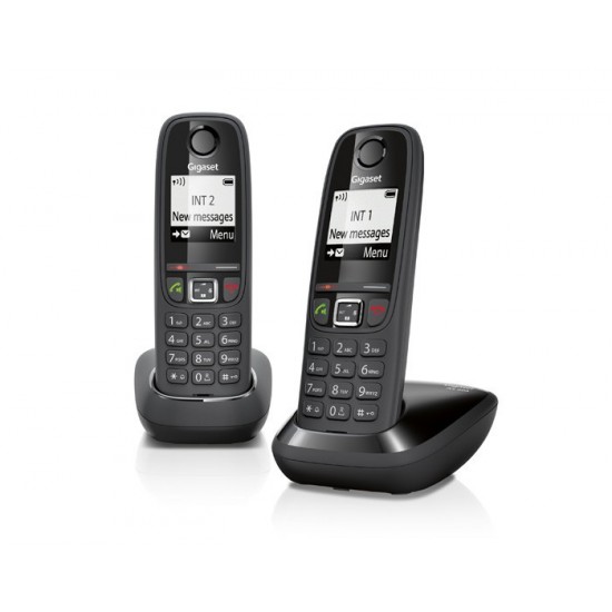 GIGASET WIRELESS PHONE AS405 DUO BLACK (L36852-H2501-D201) GIGASET WIRELESS PHONE AS405 DUO BLACK (L36852-H2501-D201)