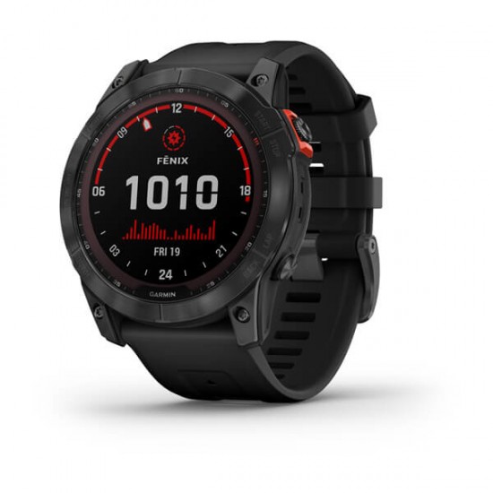 GARMIN FENIX 7X SOLAR PREMIUM MULTISPORT GPS WATCH SLATE GRAY WITH BLACK BAND 010-02541-01 GARMIN FENIX 7X SOLAR PREMIUM MULTISPORT GPS WATCH SLATE GRAY WITH BLACK BAND 010-02541-01