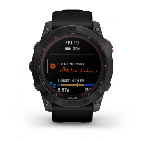 GARMIN FENIX 7X SOLAR PREMIUM MULTISPORT GPS WATCH SLATE GRAY WITH BLACK BAND 010-02541-01 GARMIN FENIX 7X SOLAR PREMIUM MULTISPORT GPS WATCH SLATE GRAY WITH BLACK BAND 010-02541-01