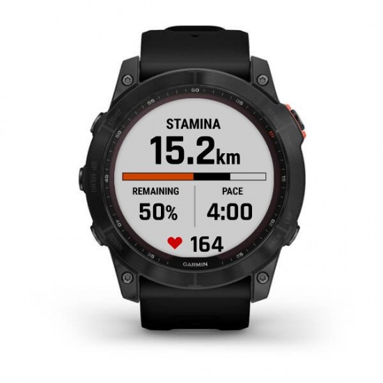 GARMIN FENIX 7X SOLAR PREMIUM MULTISPORT GPS WATCH SLATE GRAY WITH BLACK BAND 010-02541-01 GARMIN FENIX 7X SOLAR PREMIUM MULTISPORT GPS WATCH SLATE GRAY WITH BLACK BAND 010-02541-01