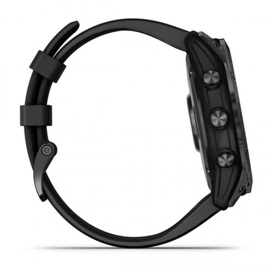 GARMIN FENIX 7X SOLAR PREMIUM MULTISPORT GPS WATCH SLATE GRAY WITH BLACK BAND 010-02541-01 GARMIN FENIX 7X SOLAR PREMIUM MULTISPORT GPS WATCH SLATE GRAY WITH BLACK BAND 010-02541-01