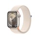 APPLE WATCH SERIES 9 41MM STARLIGHT ALUMINIUM CASE WITH STARLIGHT SPORT LOOP MR8V3QL/A APPLE WATCH SERIES 9 41MM STARLIGHT ALUMINIUM CASE WITH STARLIGHT SPORT LOOP MR8V3QL/A
