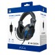 NACON BIGBEN GAMING HEADPHONES WITH MICROPHONE PS4 V3 BLACK/BLUE PS4OFHEADSETV3