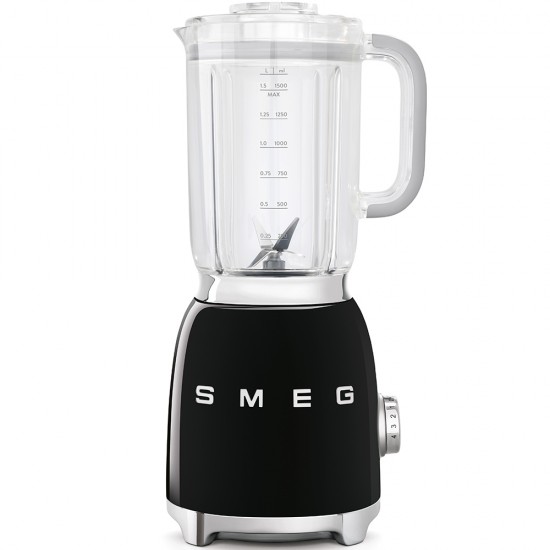 SMEG 50'STYLE GLASS BLENDER BLACK BLF01BLEU SMEG 50'STYLE GLASS BLENDER BLACK BLF01BLEU