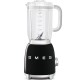 SMEG 50'STYLE GLASS BLENDER BLACK BLF01BLEU SMEG 50'STYLE GLASS BLENDER BLACK BLF01BLEU