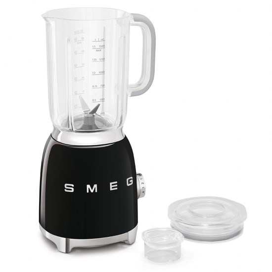 SMEG 50'STYLE GLASS BLENDER BLACK BLF01BLEU SMEG 50'STYLE GLASS BLENDER BLACK BLF01BLEU