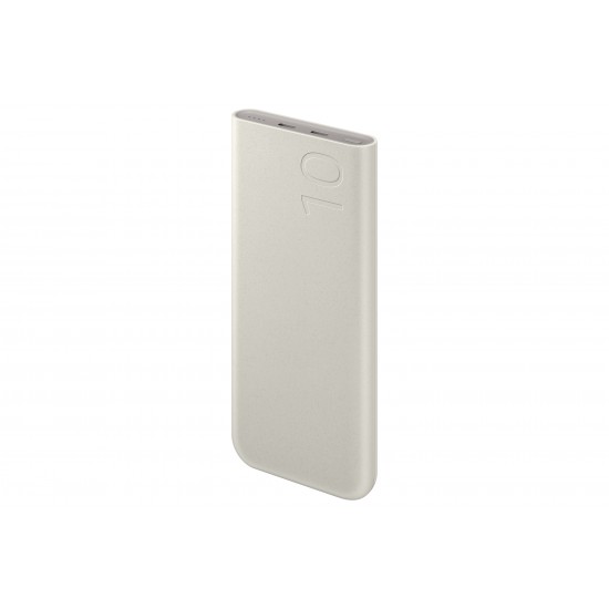 SAMSUNG POWER BANK FAST CHARGING 10000 mAh 25W EB-P3400XUEGEU BEIGE SAMSUNG POWER BANK FAST CHARGING 10000 mAh 25W EB-P3400XUEGEU BEIGE