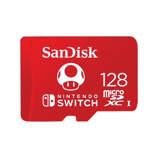 SANDISK FLASH MEMORY NINTENDO SWITCH 128 GB MICROSDXC  SDSQXAO-128G-GNCZN