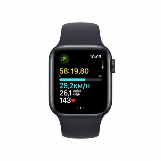 APPLE WATCH SE (GEN2) 40MM MIDINIGHT AL MID S/M GPS MR9X3QL/A APPLE WATCH SE (GEN2) 40MM MIDINIGHT AL MID S/M GPS MR9X3QL/A