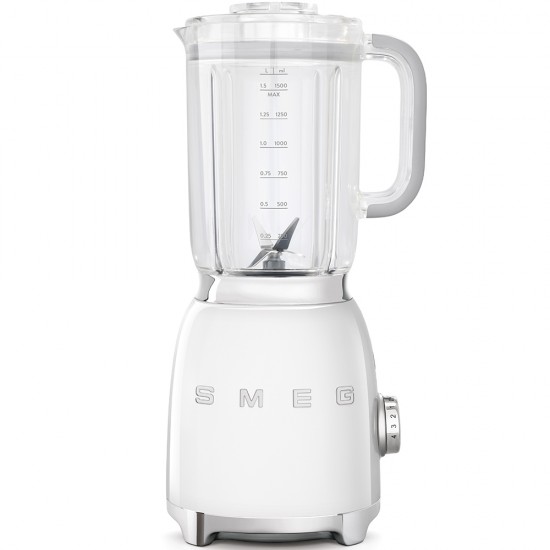 SMEG 50'STYLE GLASS BLENDER WHITE BLF01WHEU SMEG 50'STYLE GLASS BLENDER WHITE BLF01WHEU