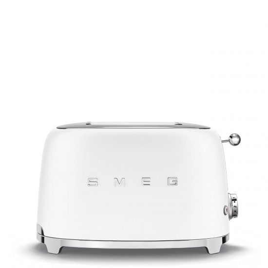 SMEG TOASTER 2X2 50´ STYLE MATT WHITE TSF01WHMEU SMEG TOASTER 2X2 50´ STYLE MATT WHITE TSF01WHMEU