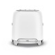 SMEG TOASTER 2X2 50´ STYLE MATT WHITE TSF01WHMEU SMEG TOASTER 2X2 50´ STYLE MATT WHITE TSF01WHMEU