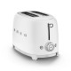 SMEG TOASTER 2X2 50´ STYLE MATT WHITE TSF01WHMEU SMEG TOASTER 2X2 50´ STYLE MATT WHITE TSF01WHMEU