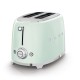 SMEG TOASTER 2x2 50´ STYLE GREEN TSF01PGEU