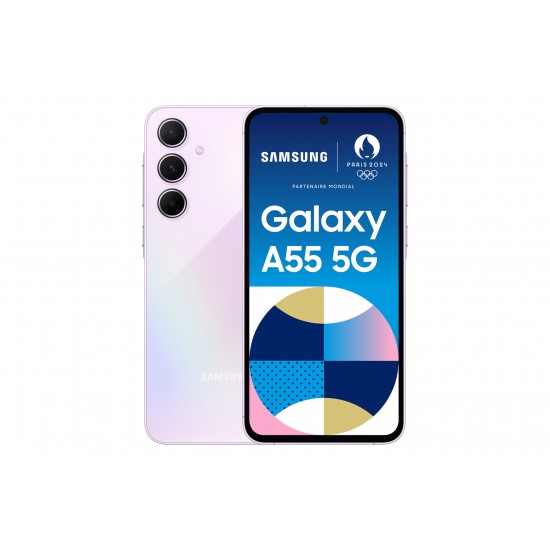 SAMSUNG GALAXY A55 SM-A556B 8+128GB DS 5G AWESOME LILAC OEM SAMSUNG GALAXY A55 SM-A556B 8+128GB DS 5G AWESOME LILAC OEM