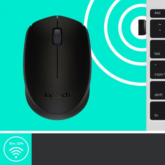 LOGITECH MOUSE M171 WIRELESS BLACK (910-004424) LOGITECH MOUSE M171 WIRELESS BLACK (910-004424)