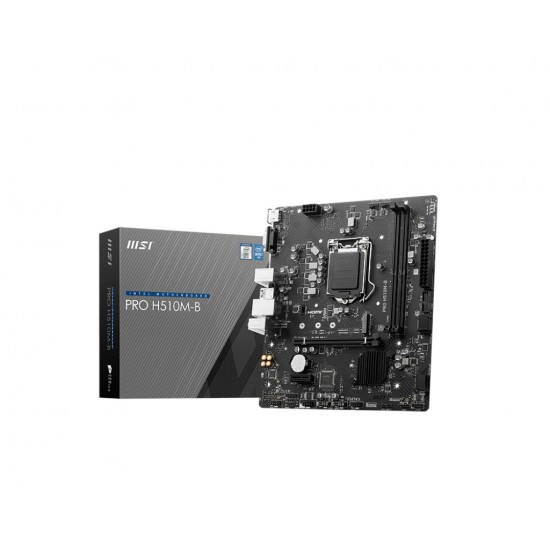 MSI PRO H510M-B MOTHERBOARD MICRO ATX LGA1200 911-7E05-004 MSI PRO H510M-B MOTHERBOARD MICRO ATX LGA1200 911-7E05-004