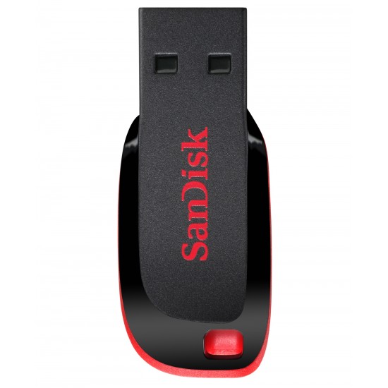 SANDISK  CRUZER BLADE UNITY FLASH USB 128 GB USB TYPE 2.0 BLACK, RED SDCZ50-128G-B35