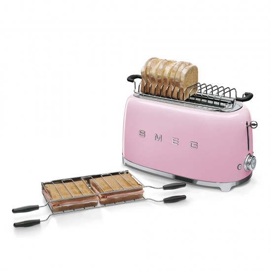 SMEG TOASTER 2X4 50´STYLE PINK TSF02PKEU SMEG TOASTER 2X4 50´STYLE PINK TSF02PKEU