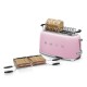 SMEG TOASTER 2X4 50´STYLE PINK TSF02PKEU SMEG TOASTER 2X4 50´STYLE PINK TSF02PKEU