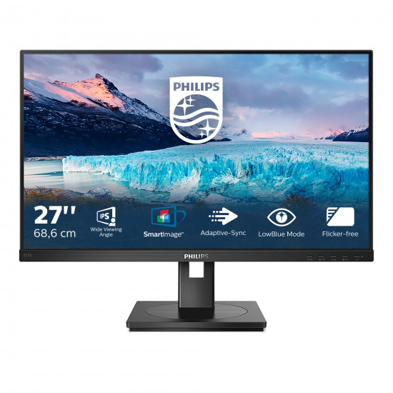 PHILIPS MONITOR 27" FULL HD 272S1AE/00 BLACK PHILIPS MONITOR 27" FULL HD 272S1AE/00 BLACK