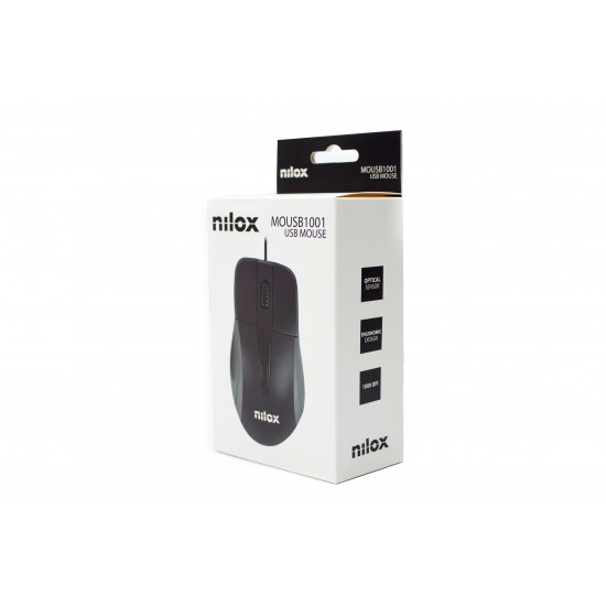 NILOX MOUSE USB 1000 DPI MOUSB1001