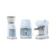 SMEG COFFEE MAKER 50´STYLE BLUE ECF01PBEU SMEG COFFEE MAKER 50´STYLE BLUE ECF01PBEU
