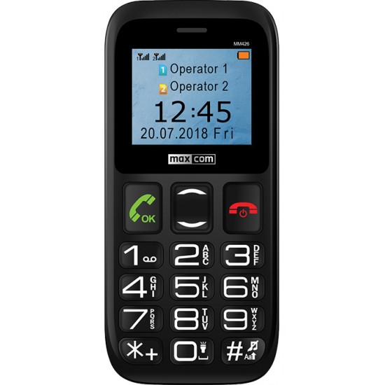 MAXCOM GSM COMFORT SENIOR MM426 4+4MB BLACK MAXCOM GSM COMFORT SENIOR MM426 4+4MB BLACK