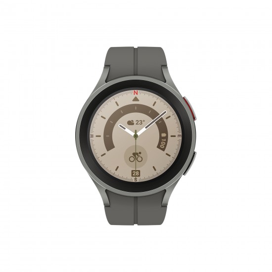 SAMSUNG WATCH 5 PRO SM-R920NZTAEUE 45MM GRAY TITANIUM SAMSUNG WATCH 5 PRO SM-R920NZTAEUE 45MM GRAY TITANIUM