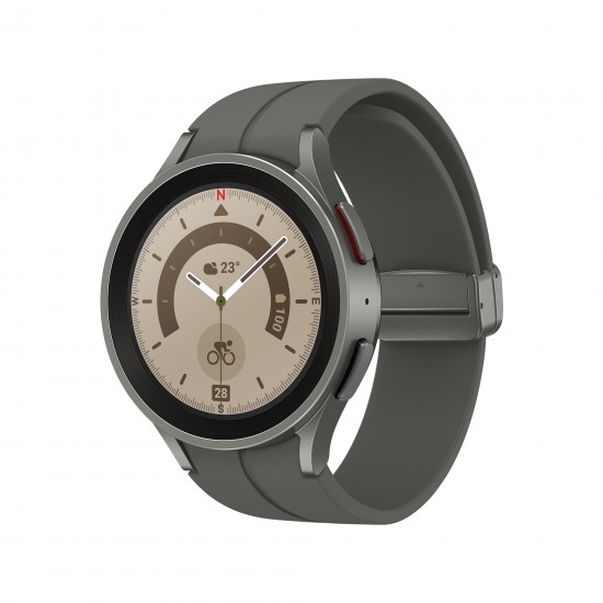 SAMSUNG WATCH 5 PRO SM-R920NZTAEUE 45MM GRAY TITANIUM SAMSUNG WATCH 5 PRO SM-R920NZTAEUE 45MM GRAY TITANIUM