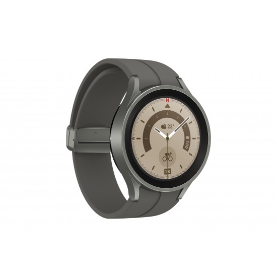 SAMSUNG WATCH 5 PRO SM-R920NZTAEUE 45MM GRAY TITANIUM SAMSUNG WATCH 5 PRO SM-R920NZTAEUE 45MM GRAY TITANIUM