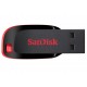 SANDISK CRUZER BLADE FLASH DRIVE USB 16 GB USB TYPE  2.0 BLACK, RED SDCZ50-016G-B35