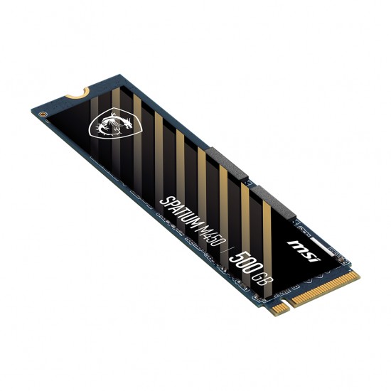 MSI SPATIUM M450 PCIE 4.0 NVME 500GB SSD M.2 PCI EXPRESS 4.0 3D NAND S78-440K220-P83 MSI SPATIUM M450 PCIE 4.0 NVME 500GB SSD M.2 PCI EXPRESS 4.0 3D NAND S78-440K220-P83