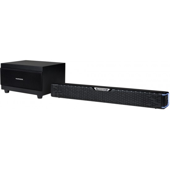 THOMSON SOUND BAR + SUB 2.1 BT 5.0 120W BLACK SB60BTS THOMSON SOUND BAR + SUB 2.1 BT 5.0 120W BLACK SB60BTS