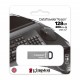 KINGSTON DATATRAVELER KYSON FLASH DRIVE 128GB USB-A 3.2 SILVER DTKN/128GB KINGSTON DATATRAVELER KYSON FLASH DRIVE 128GB USB-A 3.2 SILVER DTKN/128GB