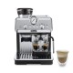 DELONGHI EC9155MB MANUAL ESPRESSO MACHINE ARTE WITH INTEGRATED GRINDER SILVER