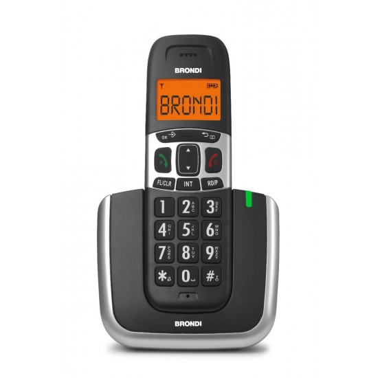 BRONDI BRAVO PLATINUM CORDLESS SENIOR CALL IDENTIFIER BLACK BRONDI BRAVO PLATINUM CORDLESS SENIOR CALL IDENTIFIER BLACK