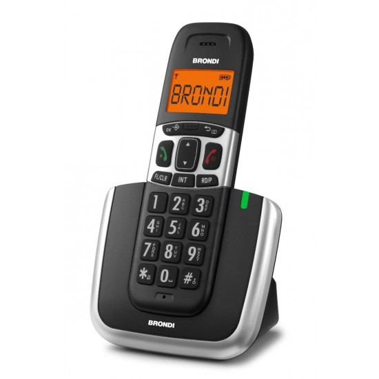 BRONDI BRAVO PLATINUM CORDLESS SENIOR CALL IDENTIFIER BLACK BRONDI BRAVO PLATINUM CORDLESS SENIOR CALL IDENTIFIER BLACK