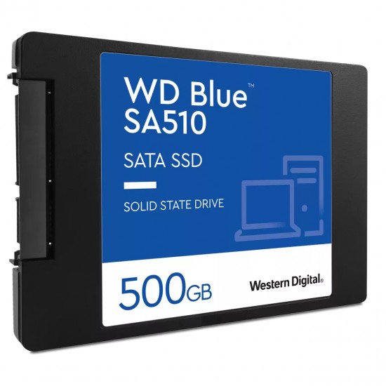 WESTERN DIGITAL BLUE SA510 SSD 500GB 2.5" SERIAL ATA III WDS500G3B0A WESTERN DIGITAL BLUE SA510 SSD 500GB 2.5" SERIAL ATA III WDS500G3B0A