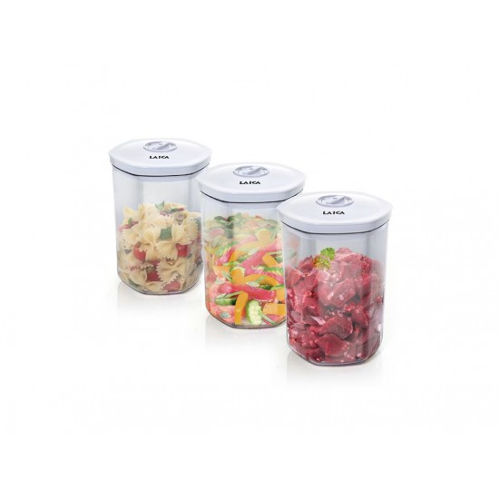 LAICA 1 CYLINDRICAL VACUUM CONSERVATION CONTAINER VT3304 2 L LAICA 1 CYLINDRICAL VACUUM CONSERVATION CONTAINER VT3304 2 L