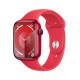 APPLE WATCH SERIES 9 45MM (PRODUCT) REDALUMINIUM CASE WITH (PRODUCT) RED SPORT BAND MRYE3QL/A