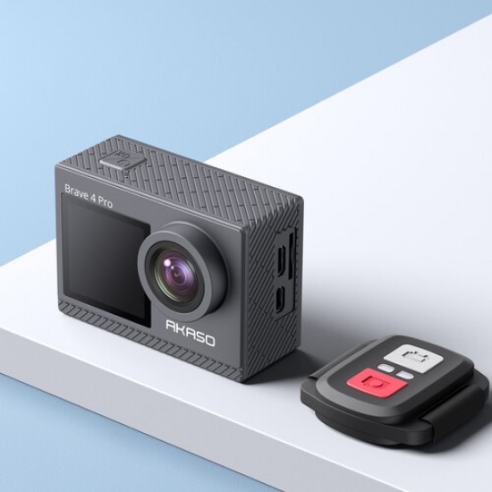 AKASO BRAVE 4 PRO ACTION CAMERA LCD 2.0"/1.4" 4K 20MP SYYA0013-GY-02