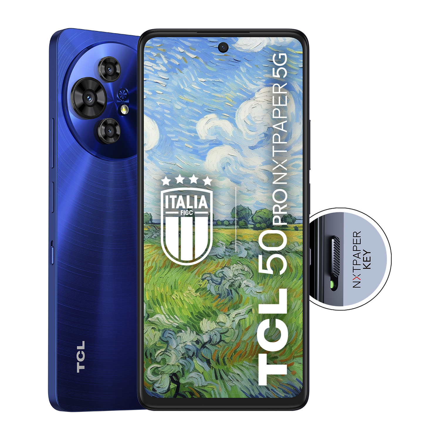 TCL 50 Pro NXTPAPER 5G 173 cm (6.8") Doppia SIM Android 14 USB tipo-C 8 GB 512 GB 5010 mAh Blu