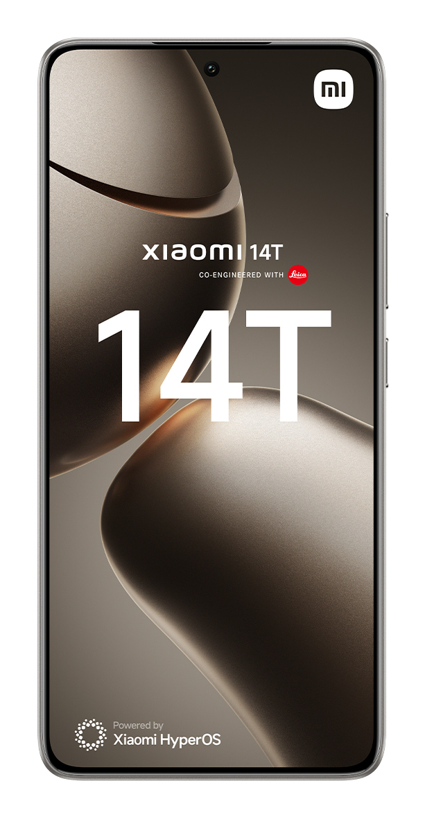 Xiaomi 14T 16,9 cm [6.67] Doppia SIM 5G 12 GB 256 GB 5000 mAh Grigio (Xiaomi 14T Titan Gray 12/256 GB)